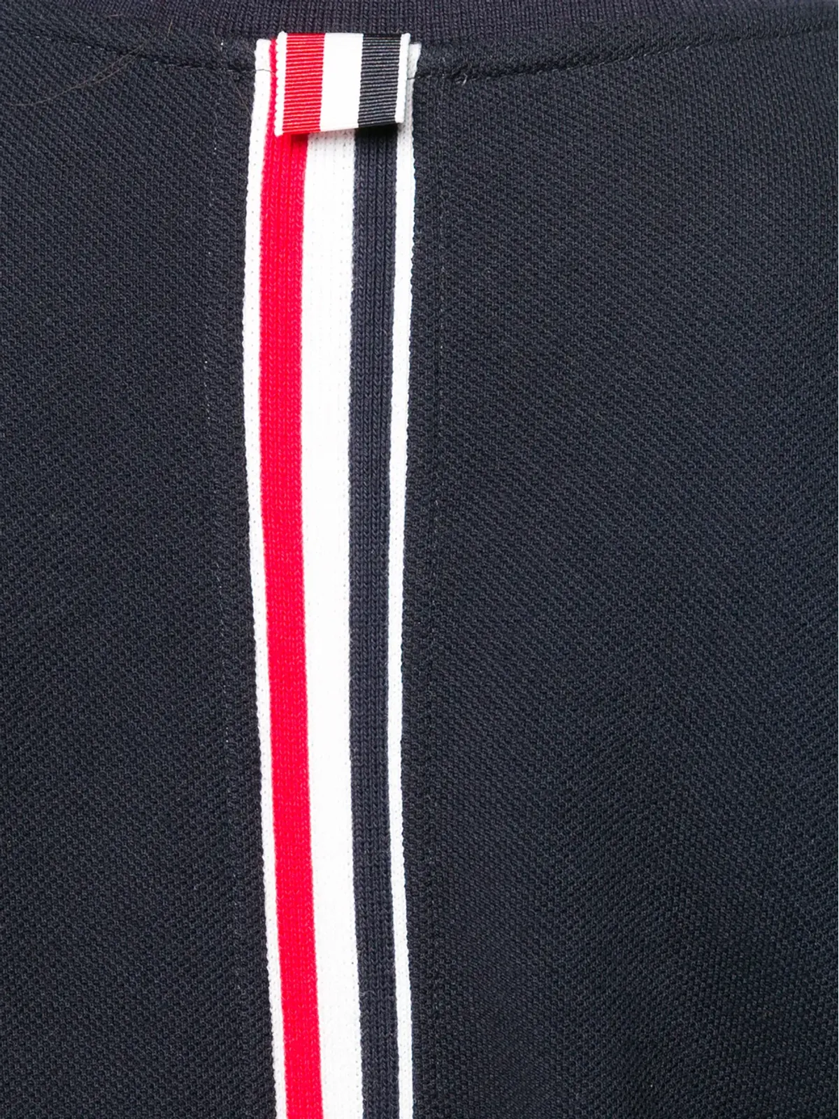 Thom Browne RWBストライプ リラックス ピケ Tシャツ - 画像5