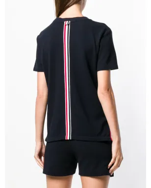Thom Browne RWBストライプ リラックス ピケ Tシャツ - サムネイル4