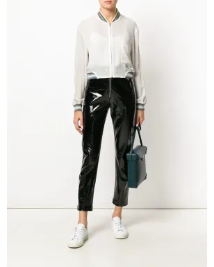 Jean Paul Gaultier Pre-Owned シアー ボンバー ジャケット ホワイト - サムネイル2