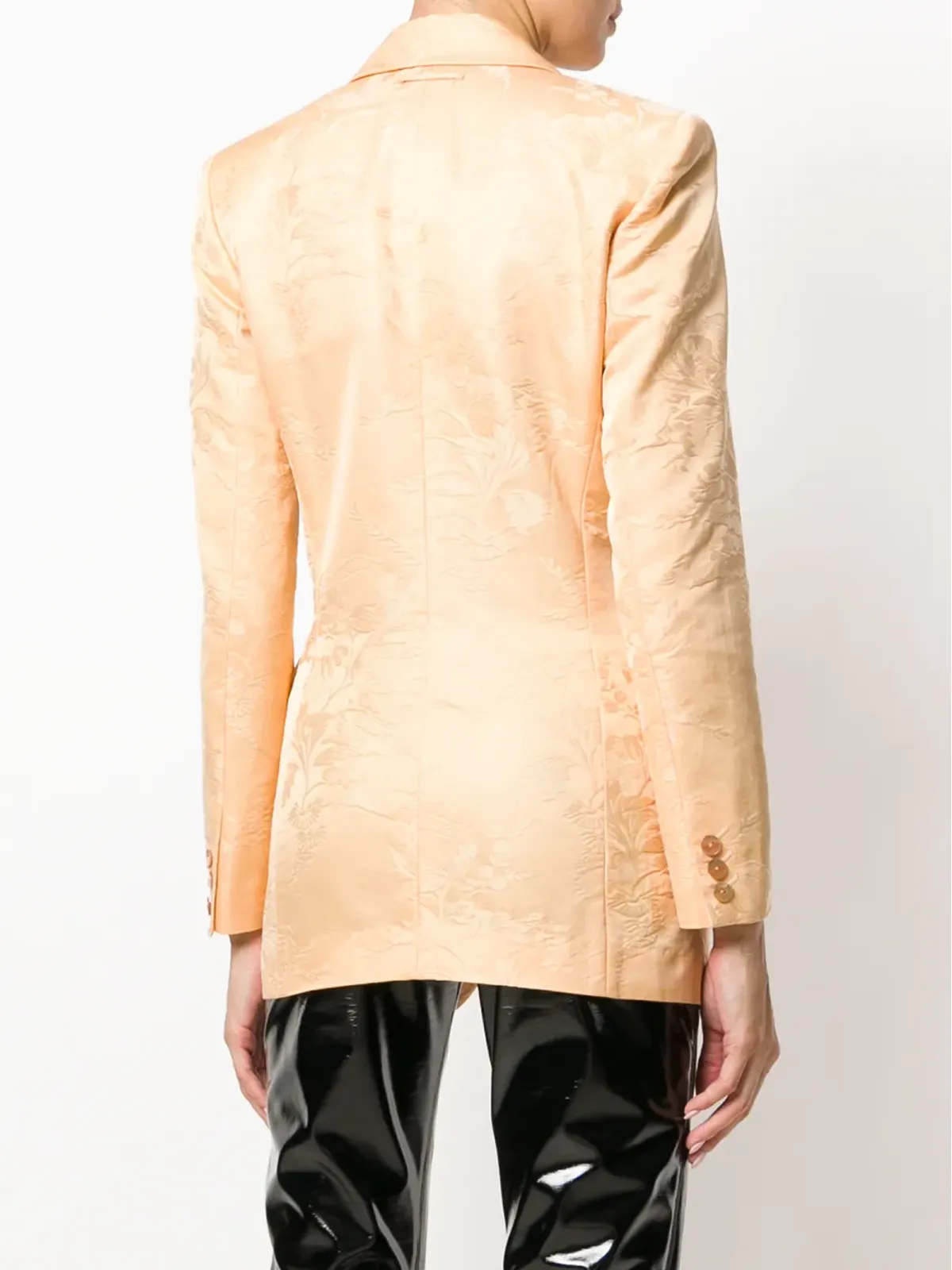 Jean Paul Gaultier Pre-Owned 花柄ジャカードブレザー ピンク - 画像4