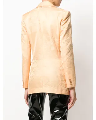 Jean Paul Gaultier Pre-Owned 花柄ジャカードブレザー ピンク - サムネイル4