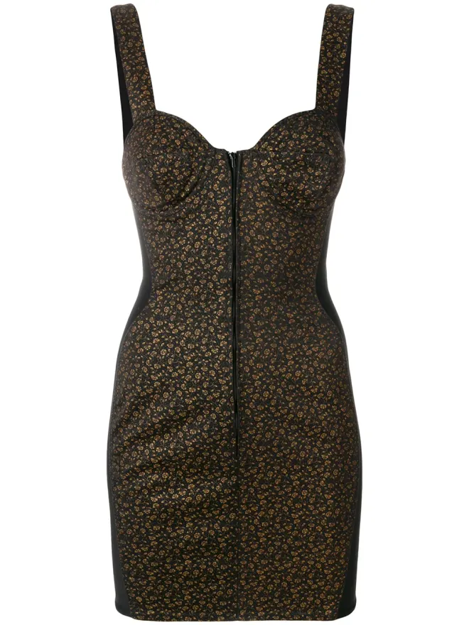 Jean Paul Gaultier Pre-Owned Jean Paul Gaultier Pre-Owned 花柄プリントパネルドレスの商品画像