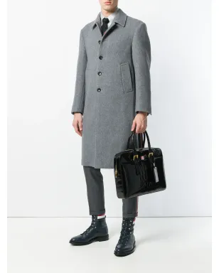 Thom Browne アリゲーターレザー ビジネスバッグ - ブラック - サムネイル2