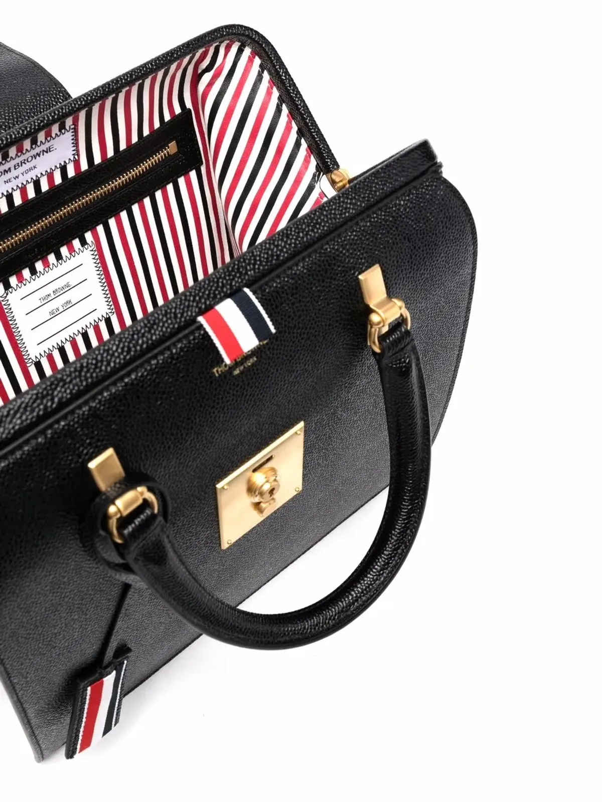 Thom Browne Mrs.Thom ペブルテクスチャー・サッチェルバッグ - 画像5