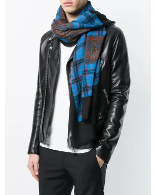 Saint Laurent Pre-Owned コントラスト柄スカーフ - サムネイル2