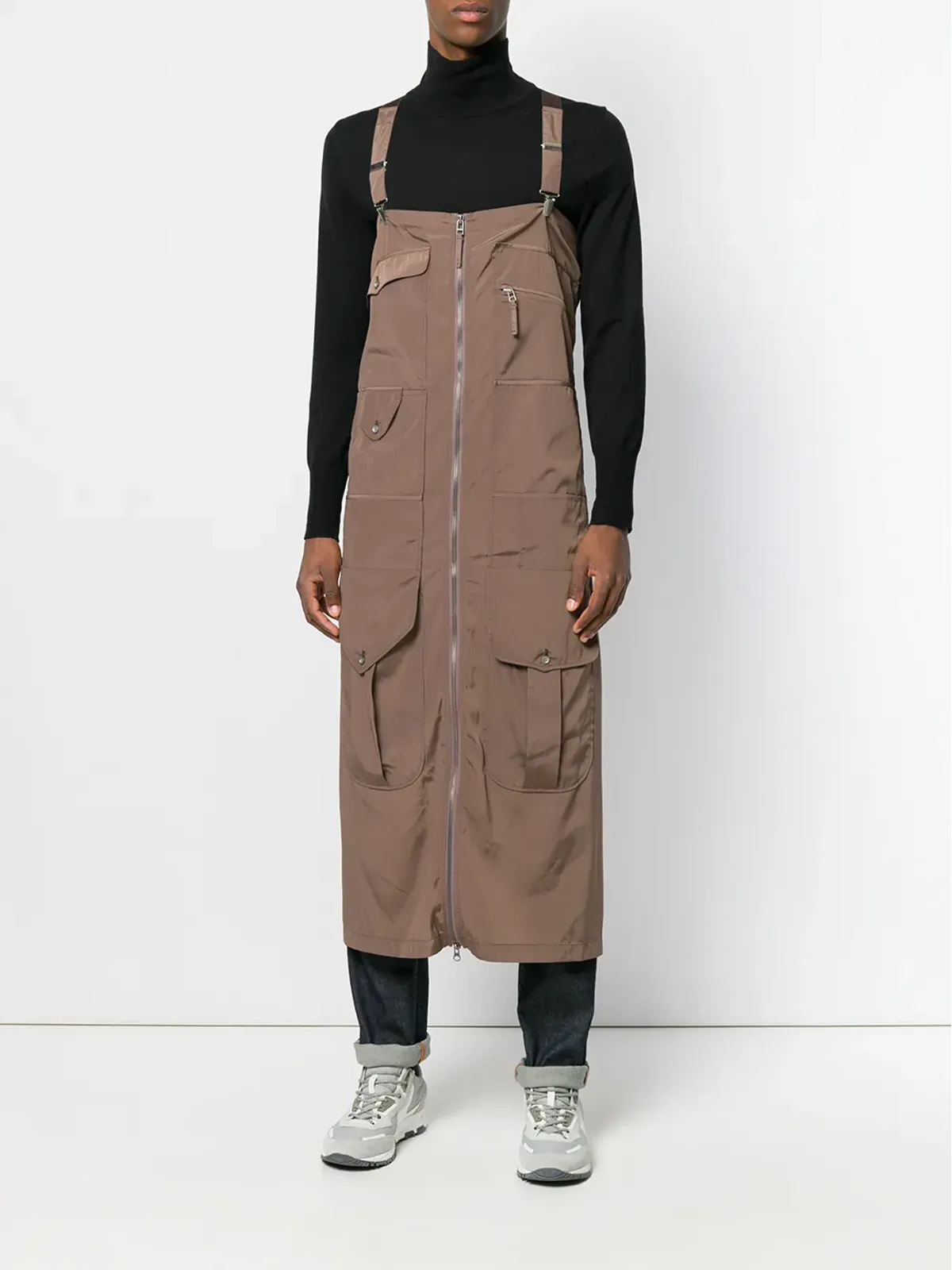 Jean Paul Gaultier Pre-Owned ジップ付きエプロン - Brown - 画像2