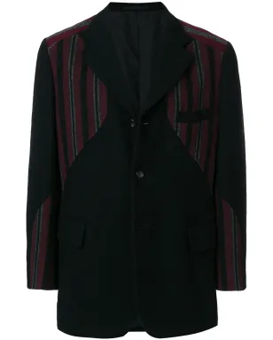 Comme Des Garçons Pre-Owned ストライプパネル ブレザー - サムネイル1
