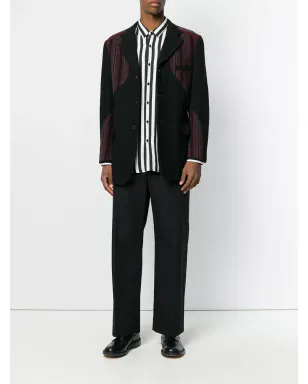 Comme Des Garçons Pre-Owned ストライプパネル ブレザー - サムネイル2