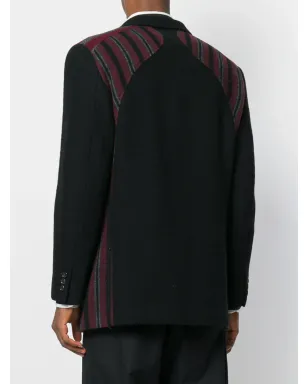 Comme Des Garçons Pre-Owned ストライプパネル ブレザー - サムネイル4