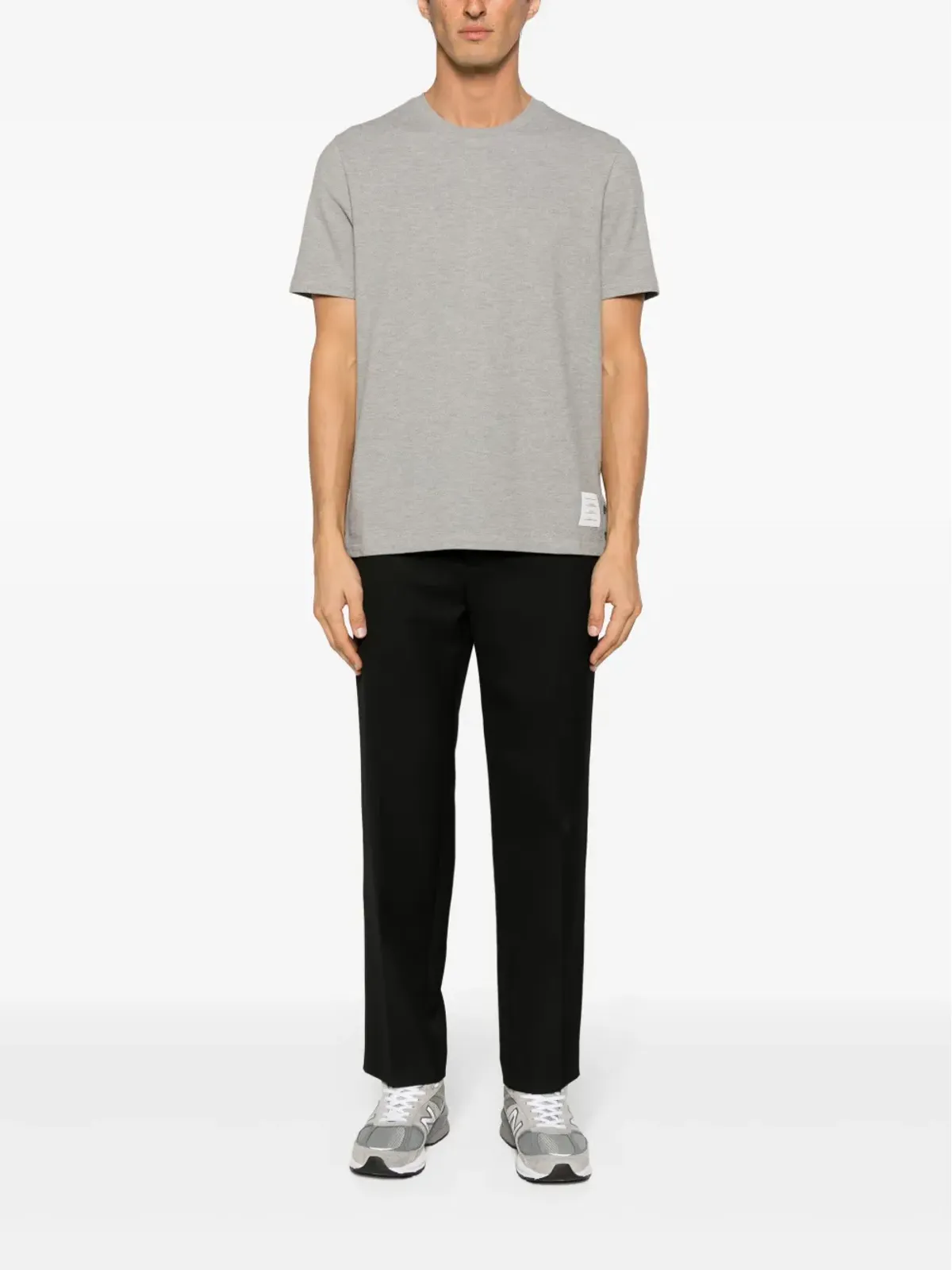 Thom Browne RWBストライプ ピケ Tシャツ - グレー - 画像2