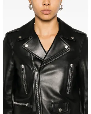 Saint Laurent レザーバイカージャケット - サムネイル5
