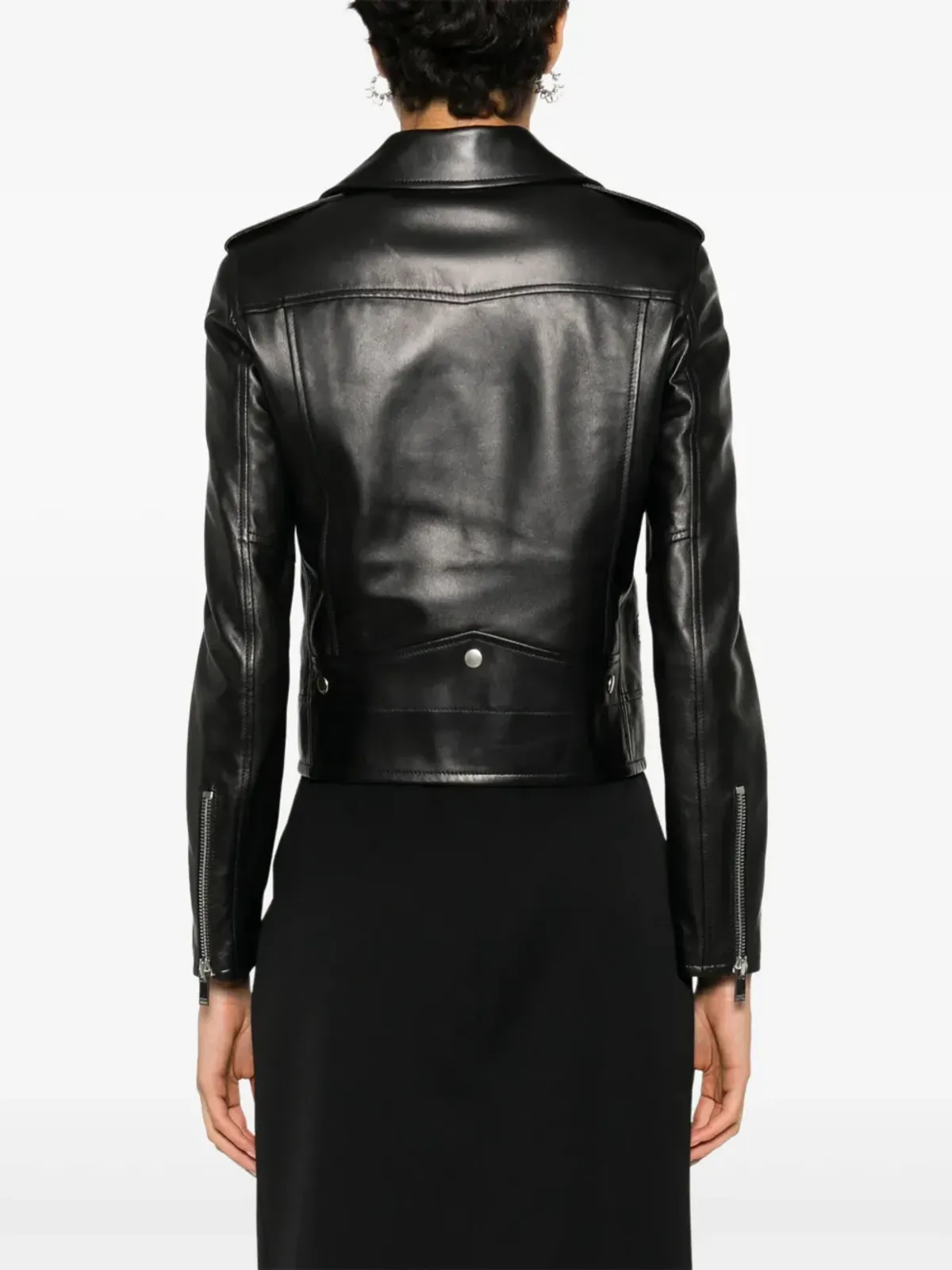 Saint Laurent レザーバイカージャケット - 画像4