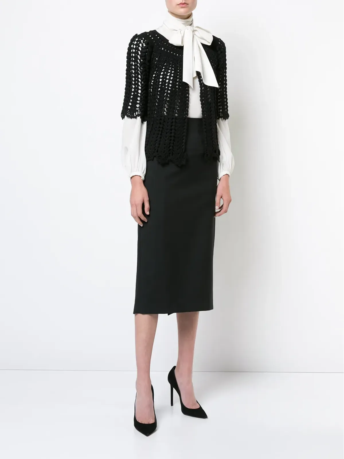 Dolce & Gabbana クロップドニットカーディガン - 画像2