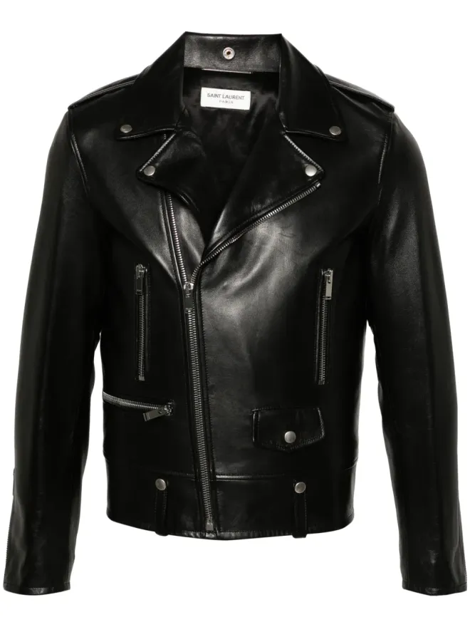 Saint Laurent Saint Laurent バイカージャケット ブラックの商品画像