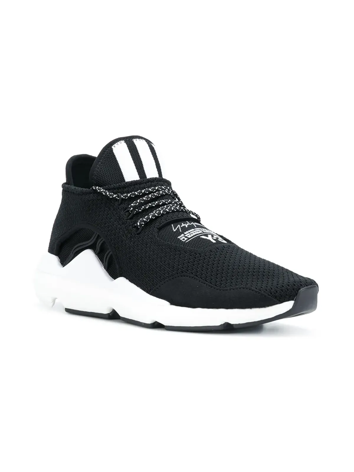 Y-3 Saikou knitted sneakers - Black - 画像2