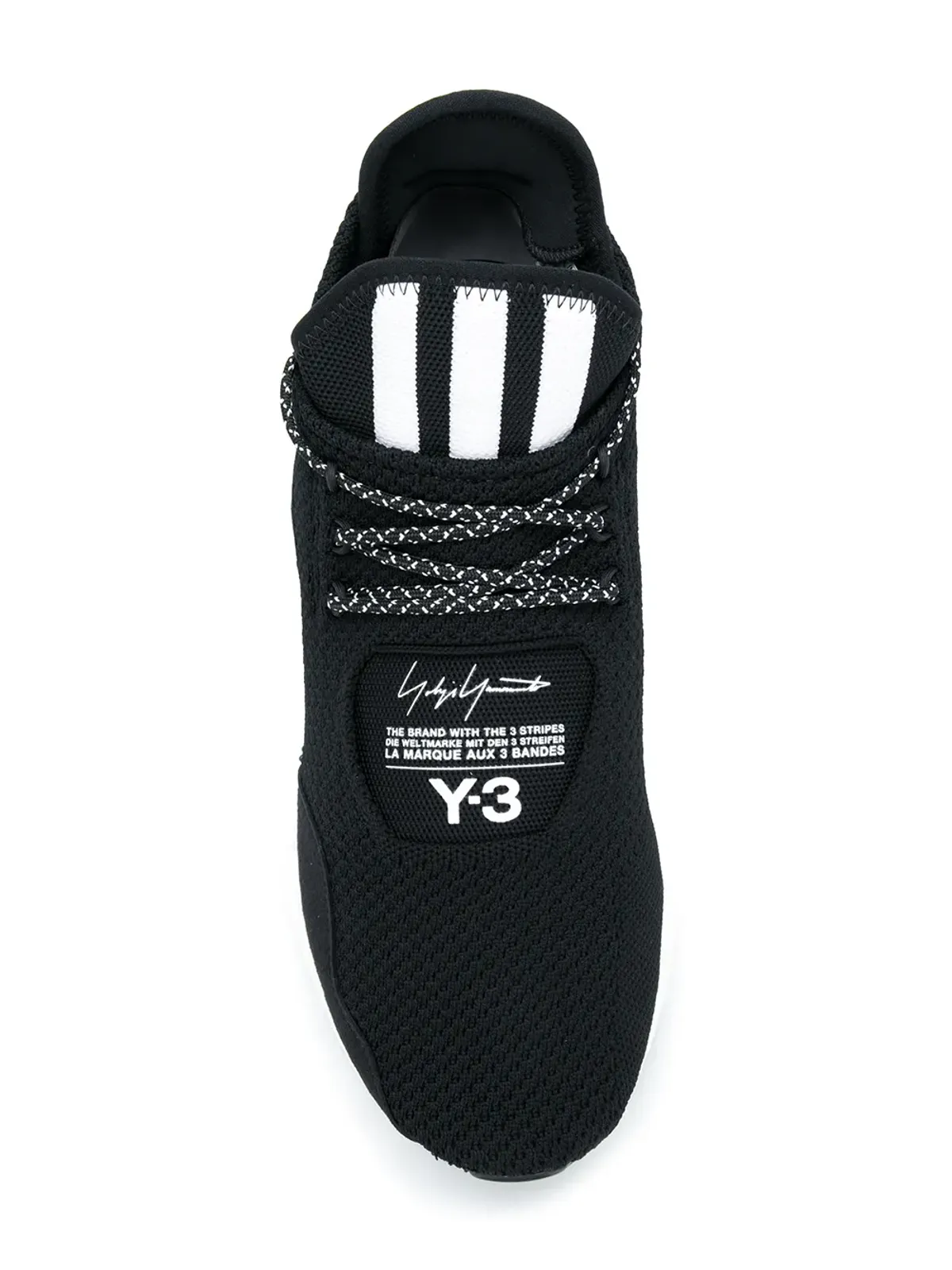 Y-3 Saikou knitted sneakers - Black - 画像4