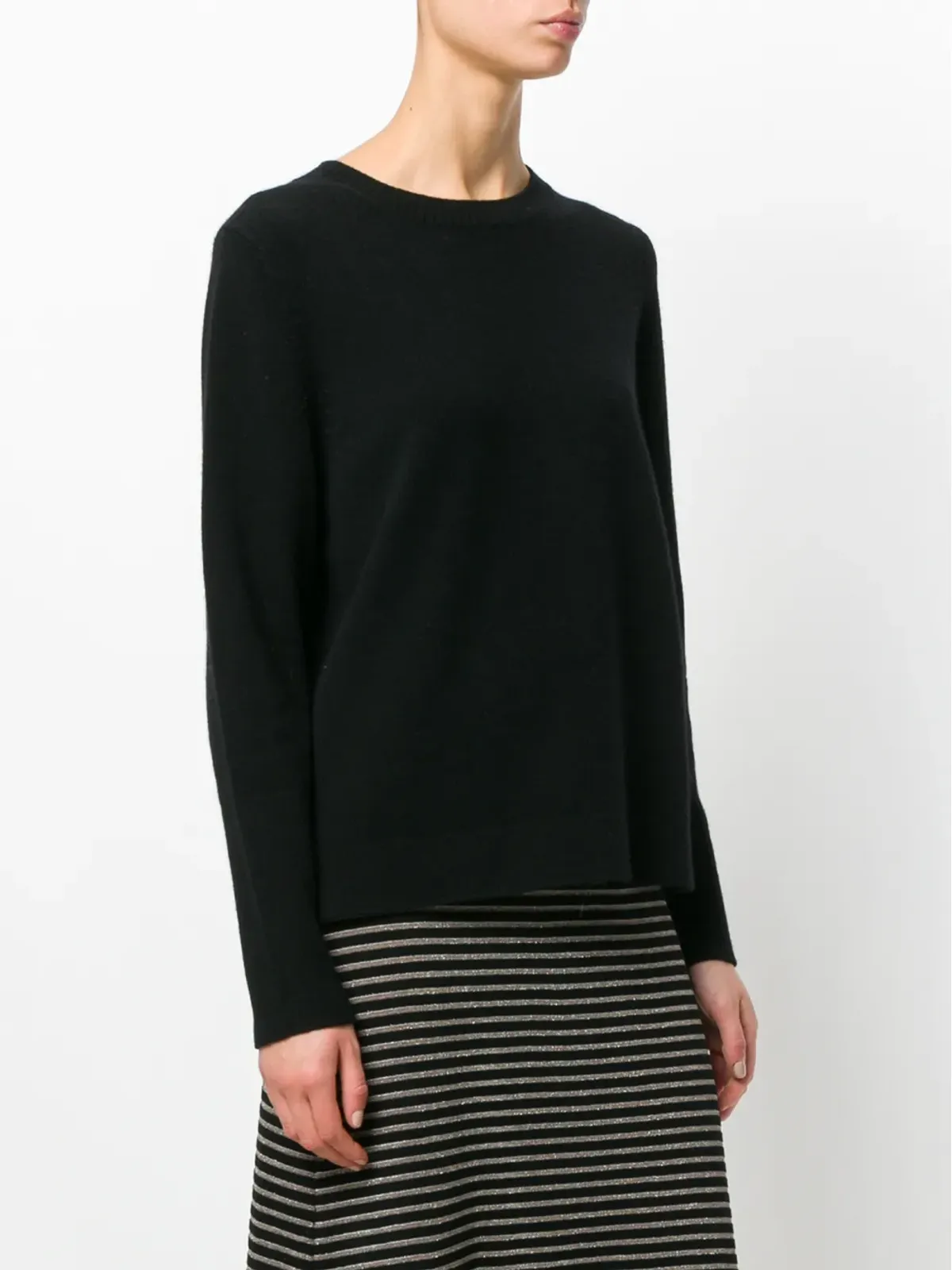 Chinti & Parker ボクシーなカシミヤセーター - Black - 画像3