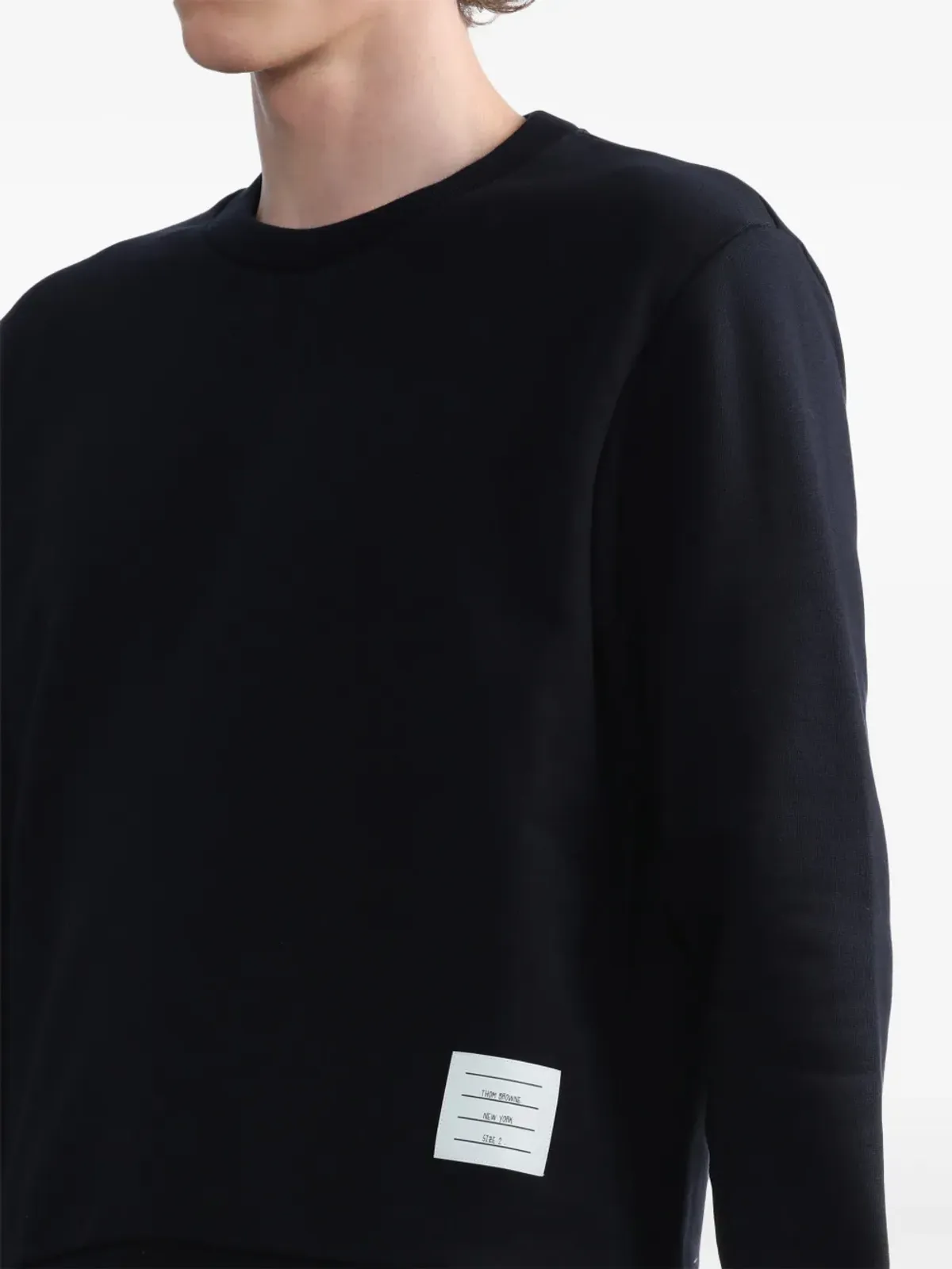Thom Browne 後ろRWBストライプ スウェットシャツ - 画像5