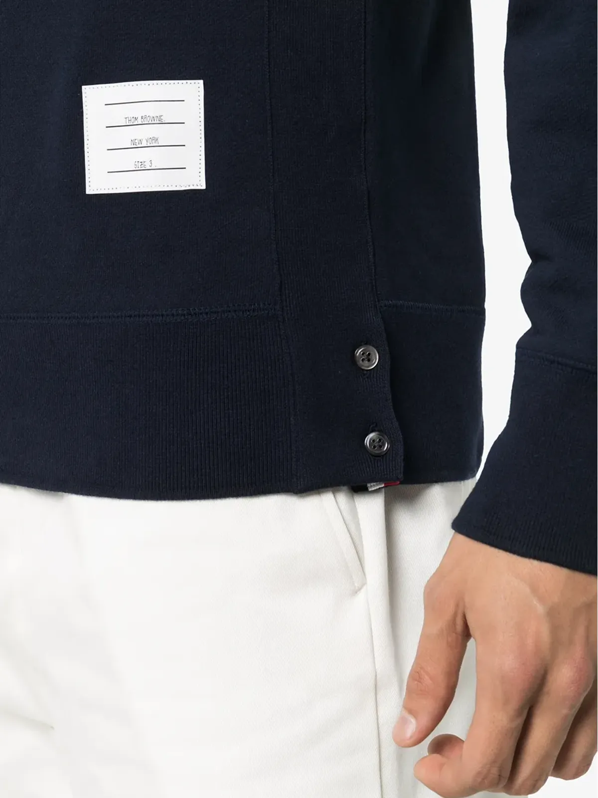 Thom Browne 4-Bar スウェットシャツ ブルー - 画像5