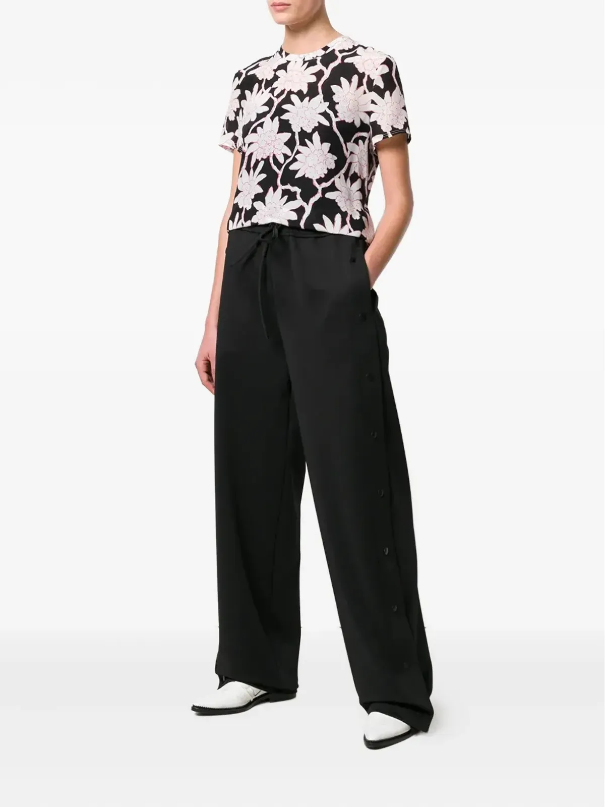Valentino Garavani 花柄プリント Tシャツ - 画像2