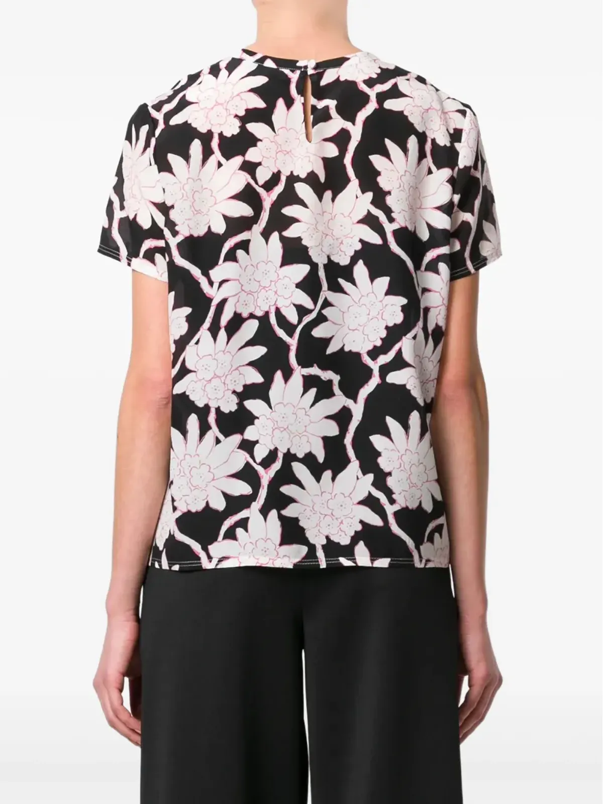 Valentino Garavani 花柄プリント Tシャツ - 画像3