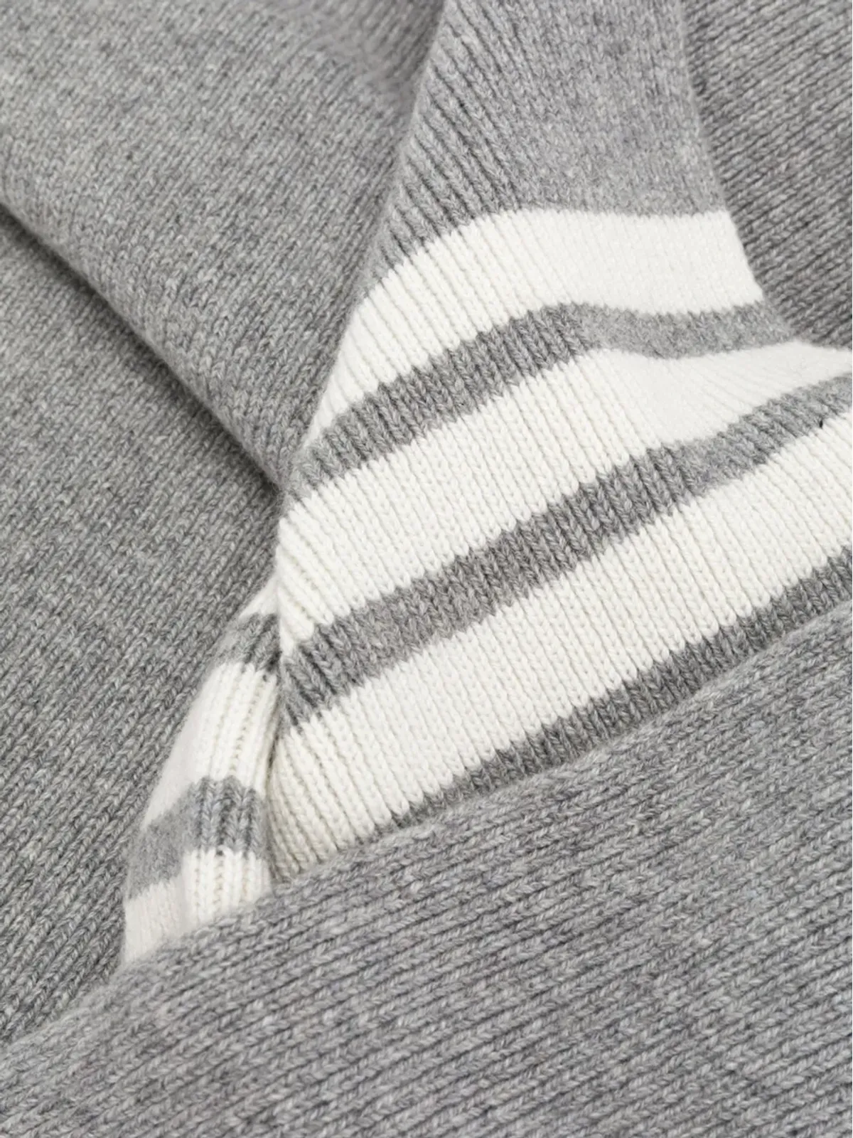 Thom Browne 4バー・ストライプ スカーフ - 画像2
