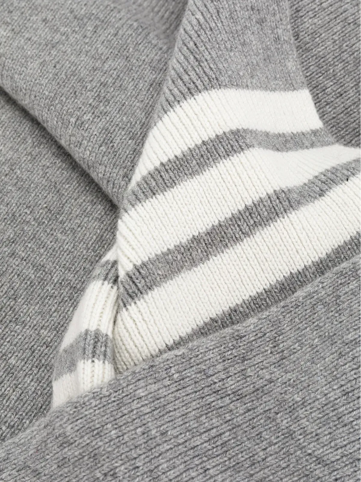 Thom Browne 4バー・ストライプ スカーフ - 画像3
