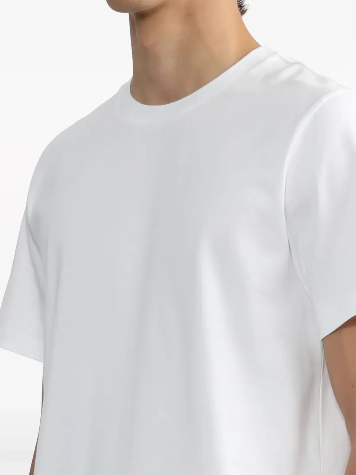 Thom Browne サイドスリット半袖Tシャツ - ホワイト - 画像5