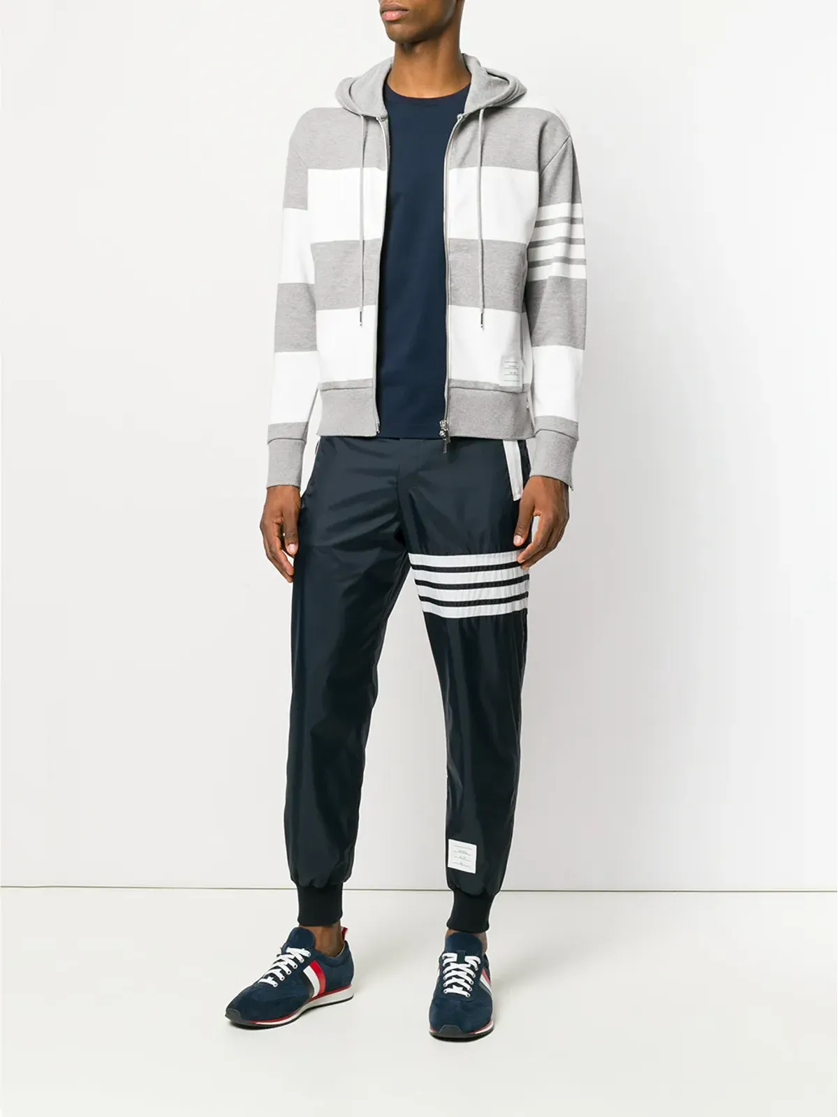 Thom Browne サイドスリット レラックス ショートスリーブTシャツ - ブルー - 画像2