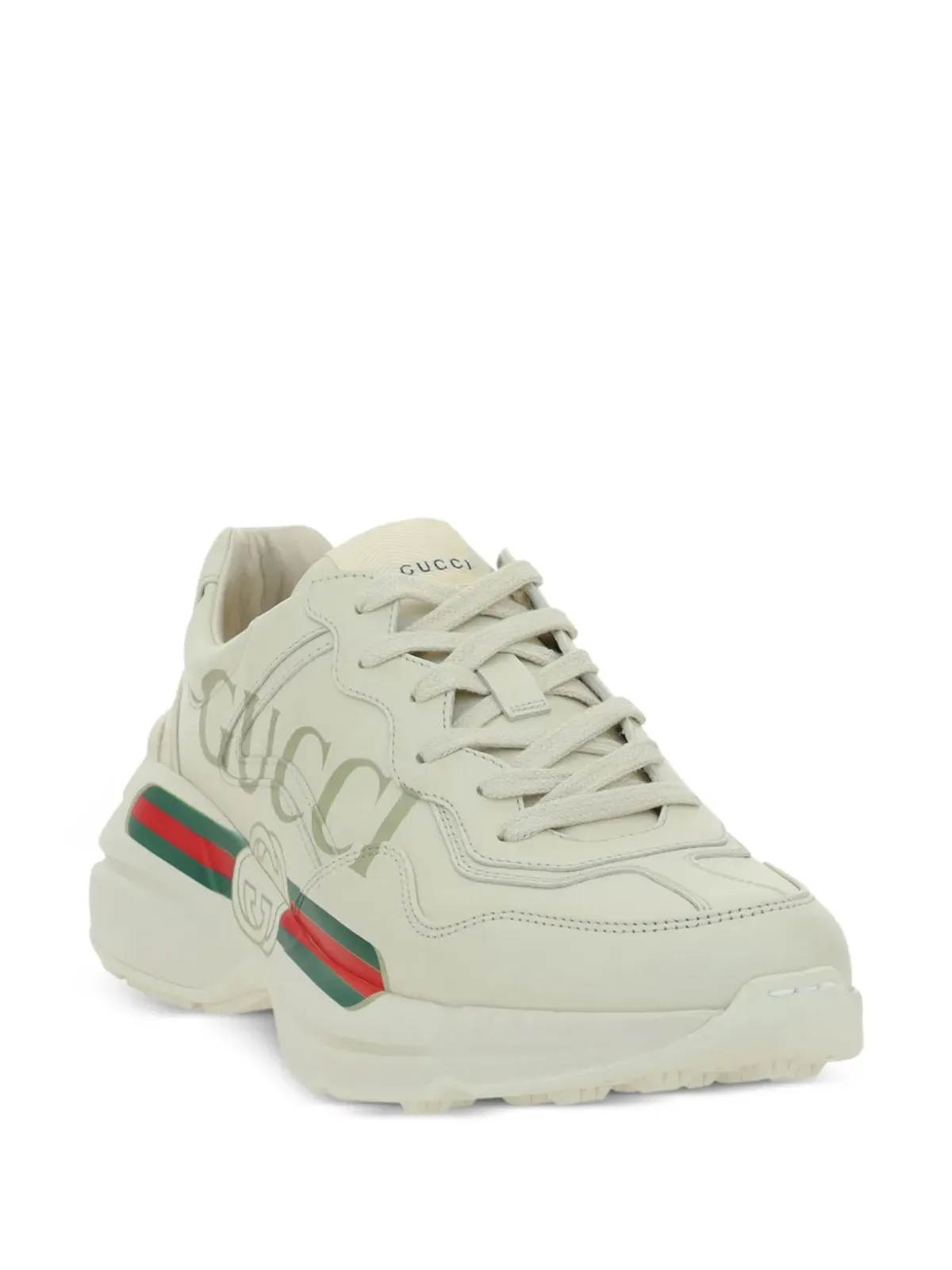 Gucci Rhyton ロゴプリント スニーカー - 画像2