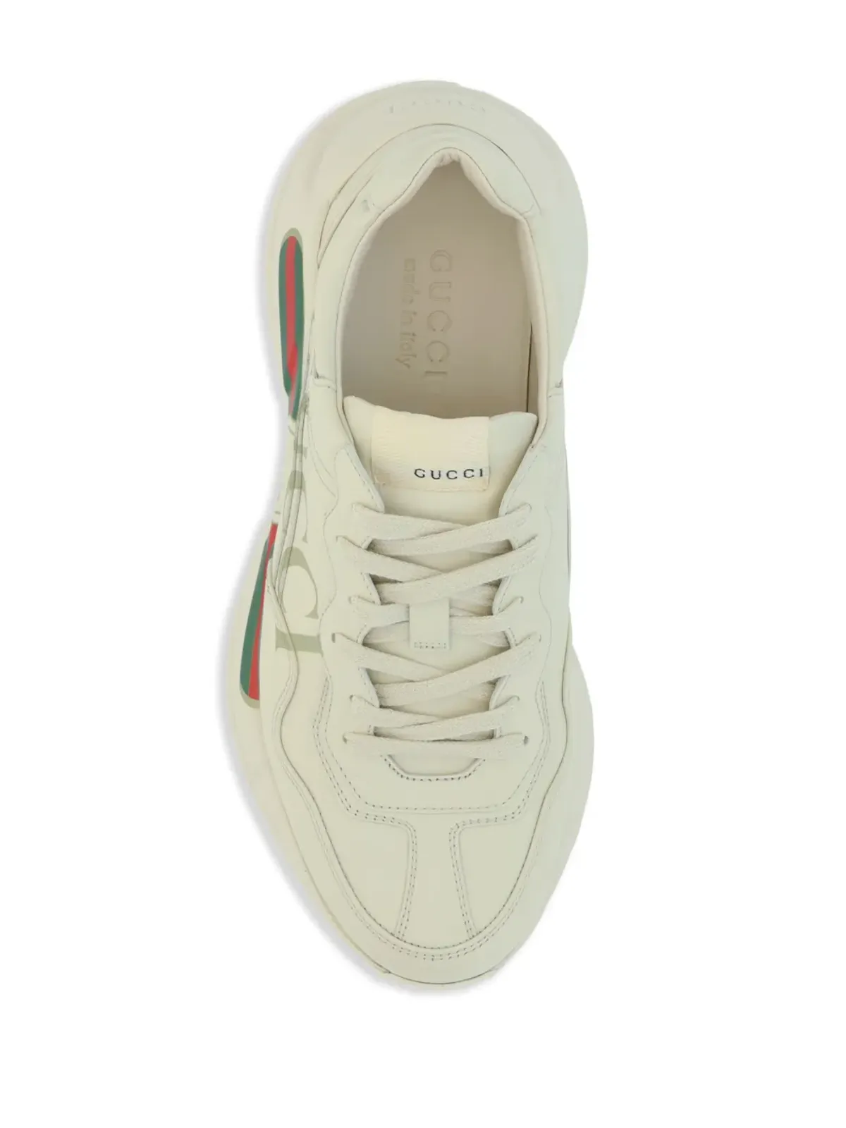 Gucci Rhyton ロゴプリント スニーカー - 画像4
