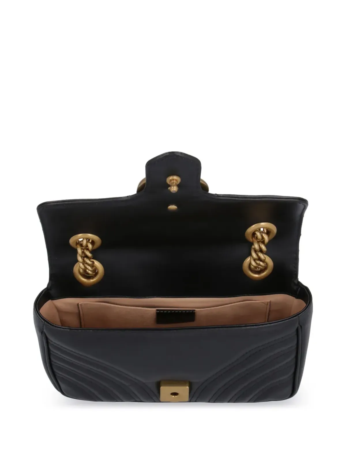Gucci ミニGG Marmont ショルダーバッグ - ブラック - 画像5