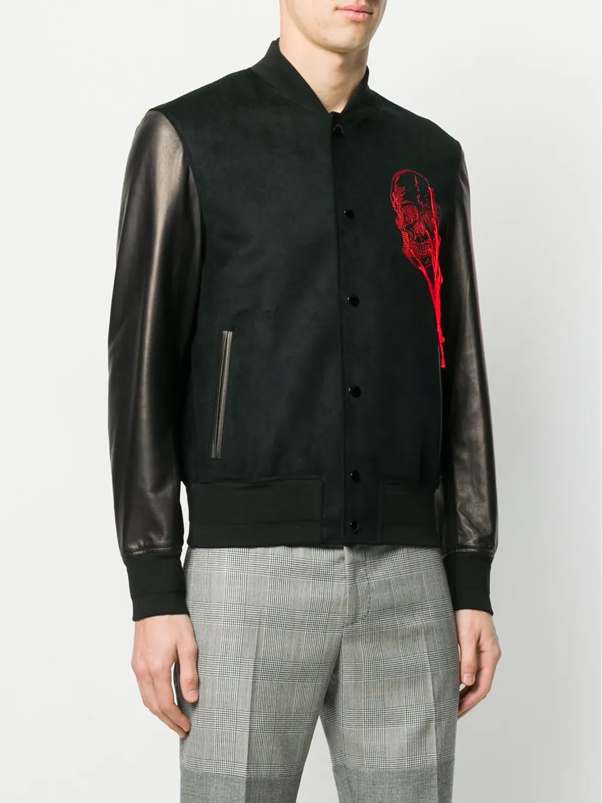 Alexander McQueen 刺繍ヴァーシティジャケット - 画像3