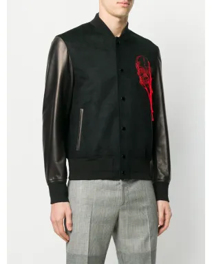 Alexander McQueen 刺繍ヴァーシティジャケット - サムネイル3