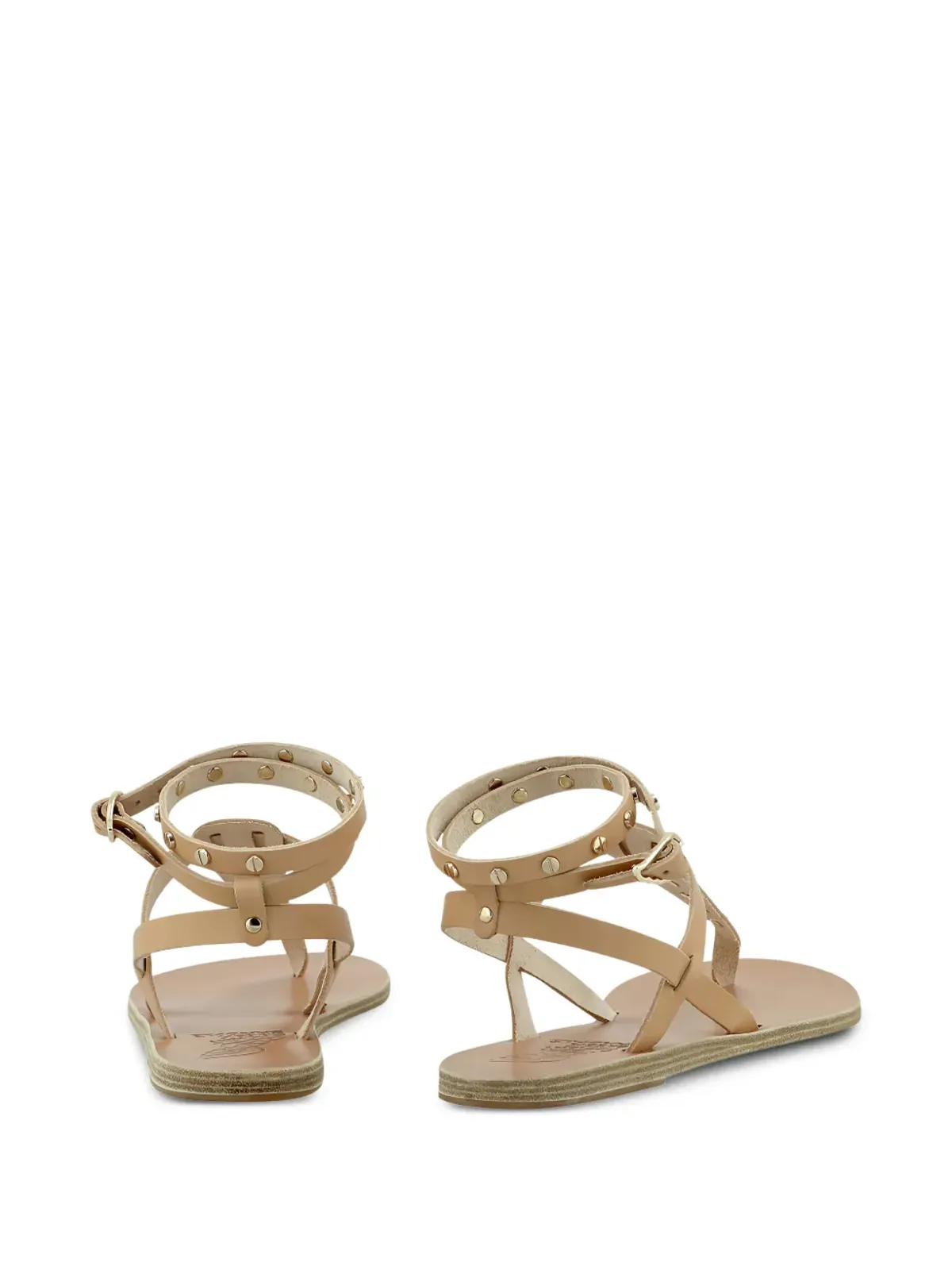 Ancient Greek Sandals スタッズ付きTバーサンダル - 画像3