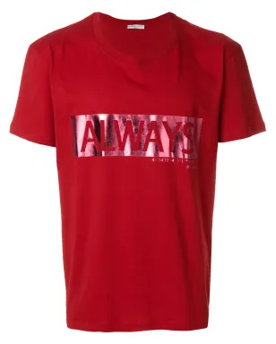 Valentino Garavani AlwaysプリントTシャツ - レッド - サムネイル1