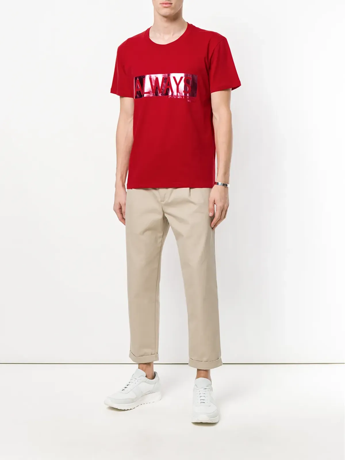 Valentino Garavani AlwaysプリントTシャツ - レッド - 画像2