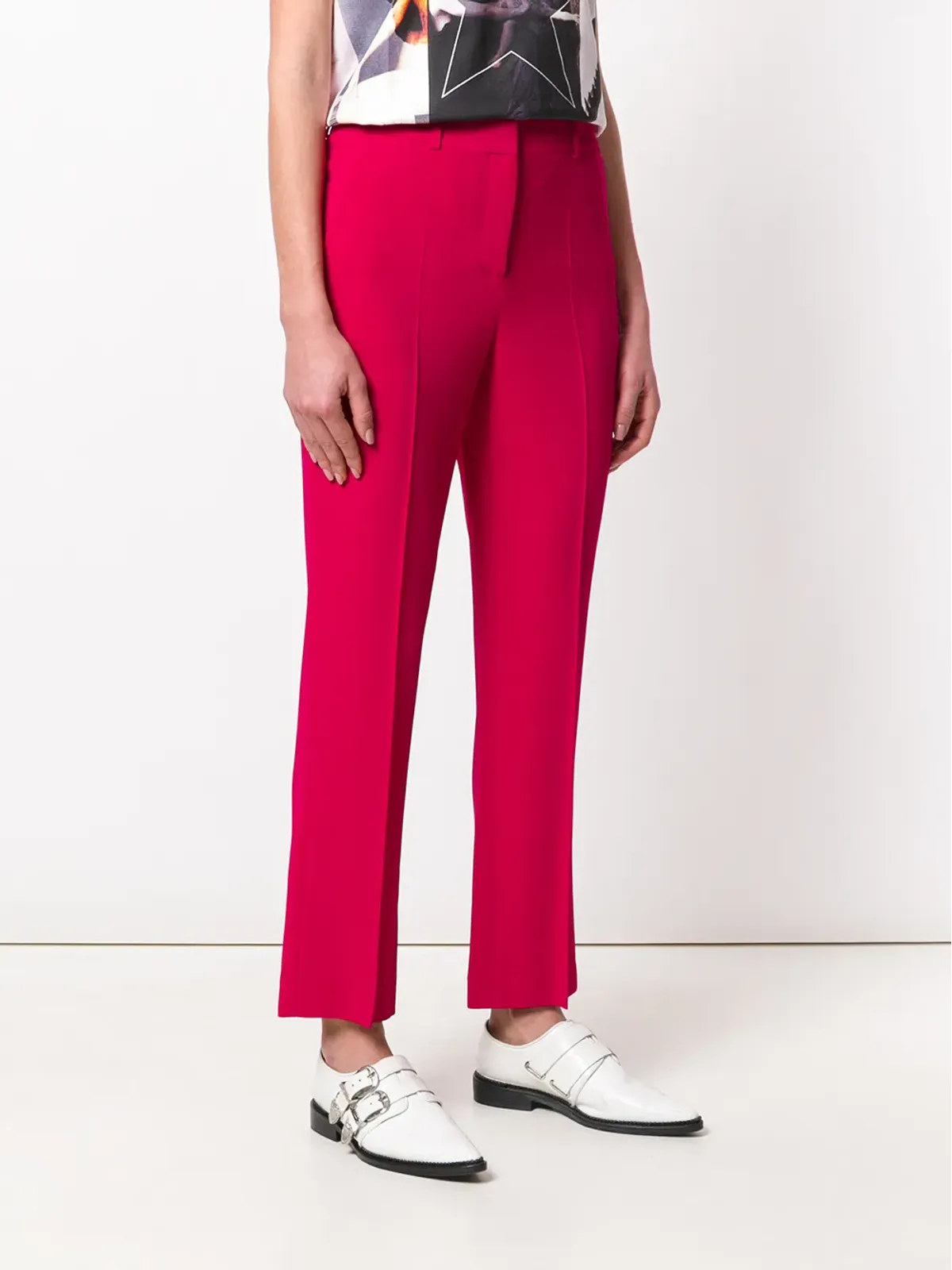 Givenchy クロップド テーラードパンツ - ピンク - 画像3