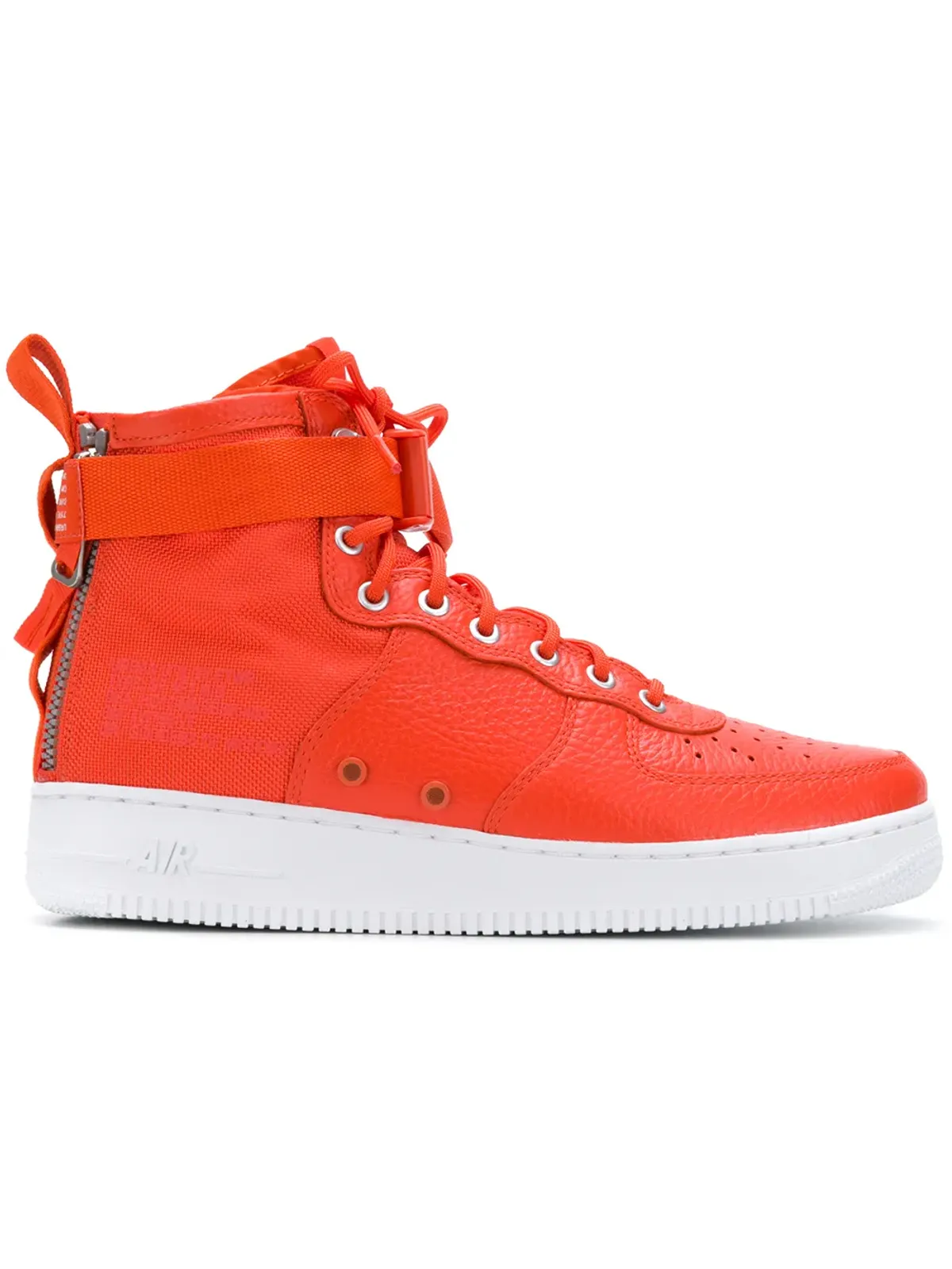 Nike SFエアフォース1 MID チームオレンジ スニーカー - 画像1