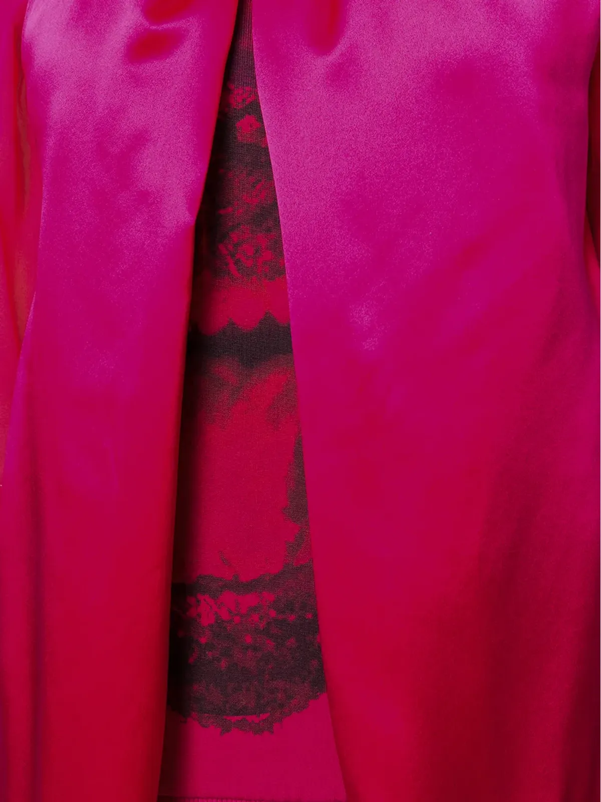 Givenchy ドレープネック ロットワイラー柄トップ - 画像5