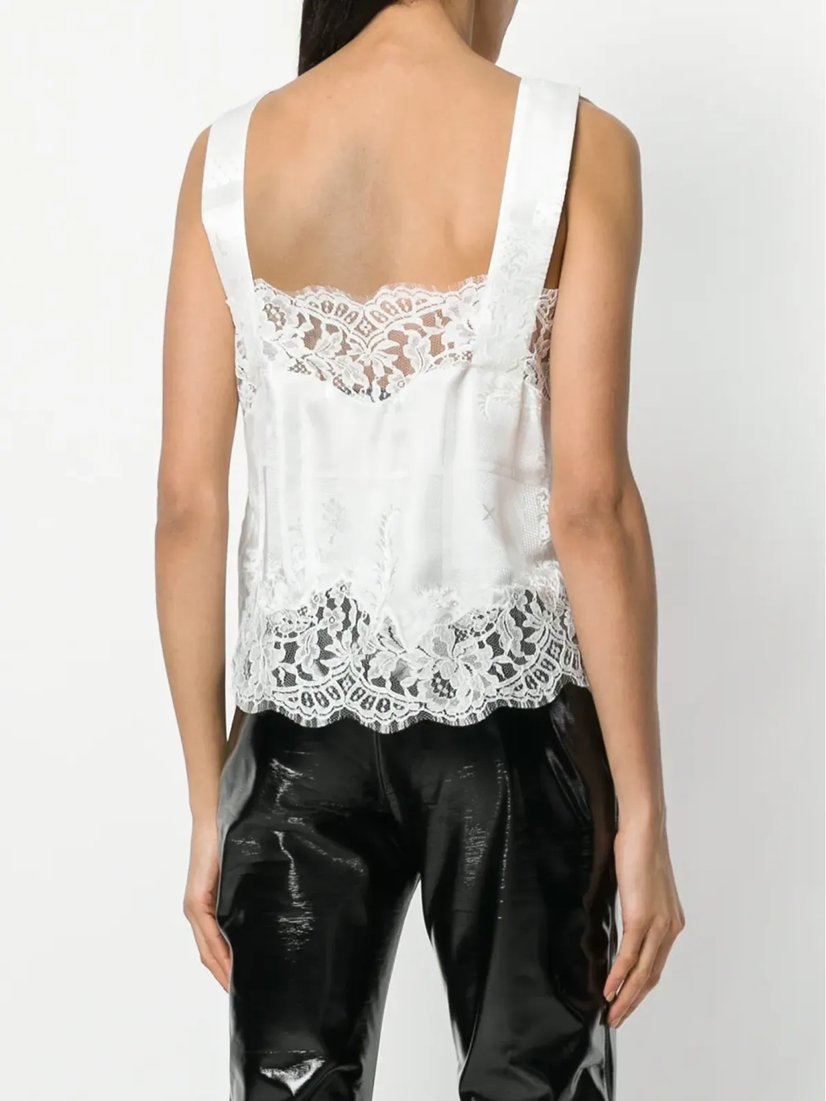 Givenchy レーストリムベストトップ - White - 画像4