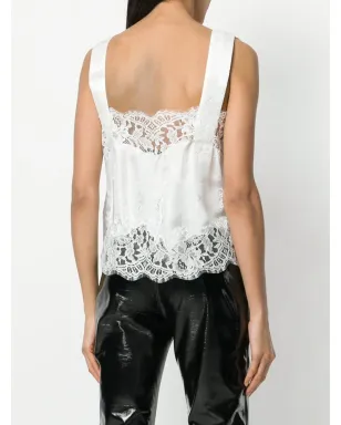 Givenchy レーストリムベストトップ - White - サムネイル4