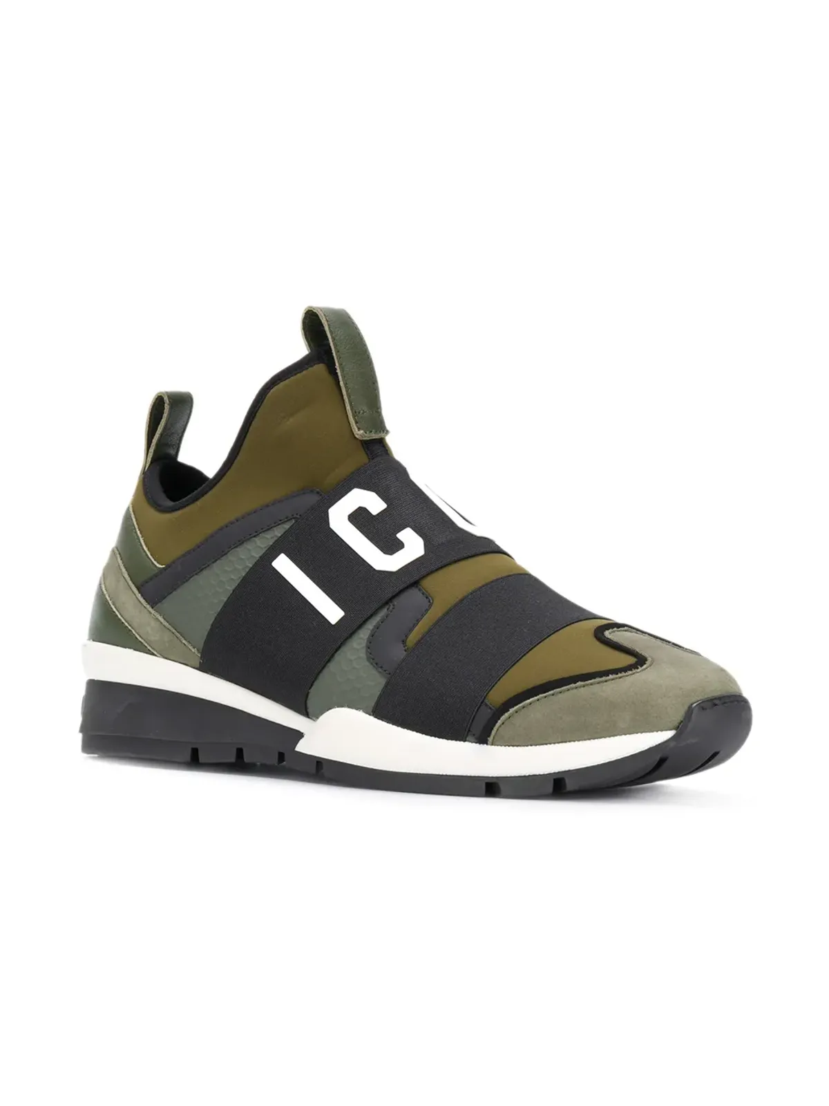 DSQUARED2 ICONロゴスニーカー - グリーン - 画像2