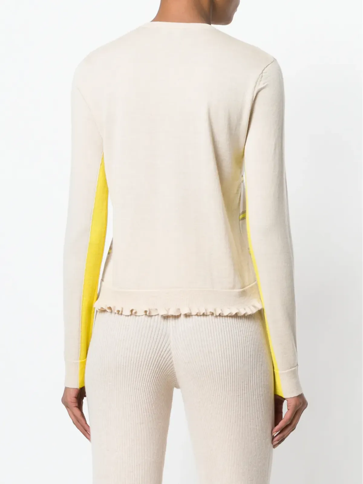 Cashmere In Love Capucine クロップドストライプ カーディガン - 画像4