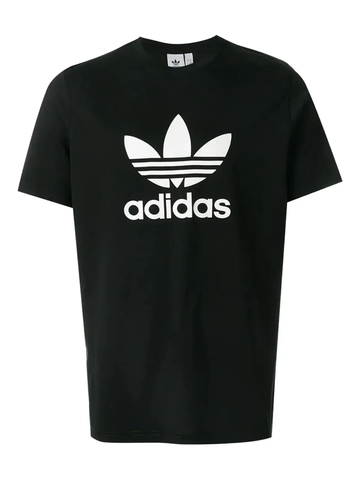 adidas Trefoil ロゴプリント Tシャツ - 画像1