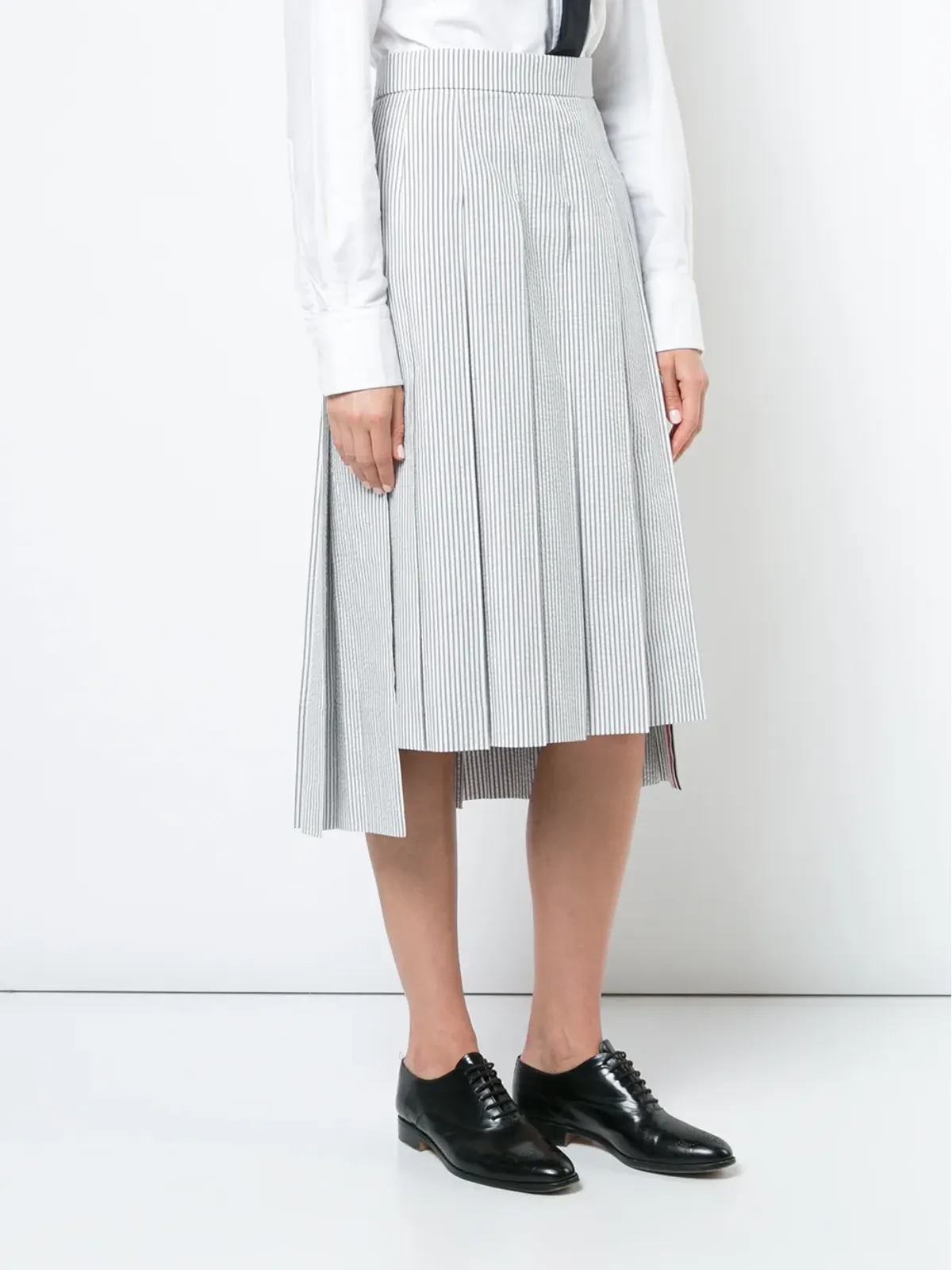 Thom Browne シアサッカープリーツスカート - 画像3