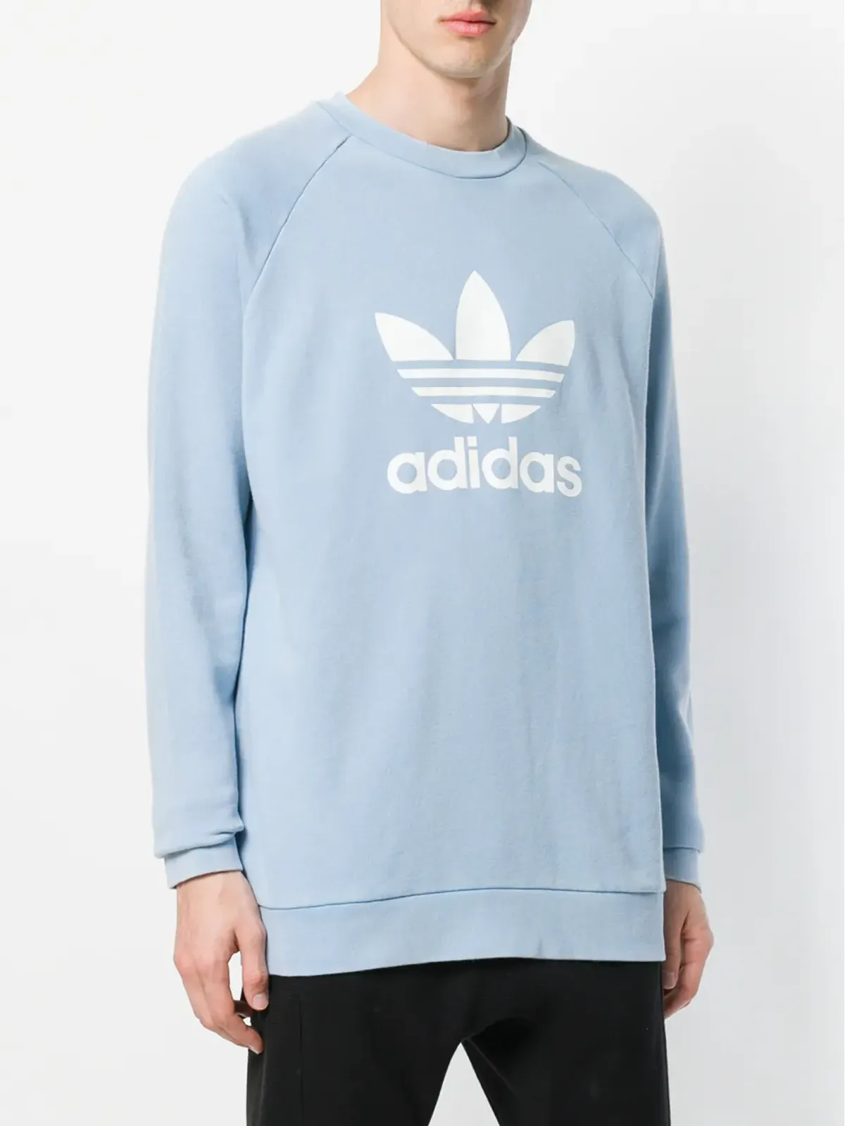 adidas アディダス Originals Trefoil Warm Up クルー スウェットシャツ - 画像3