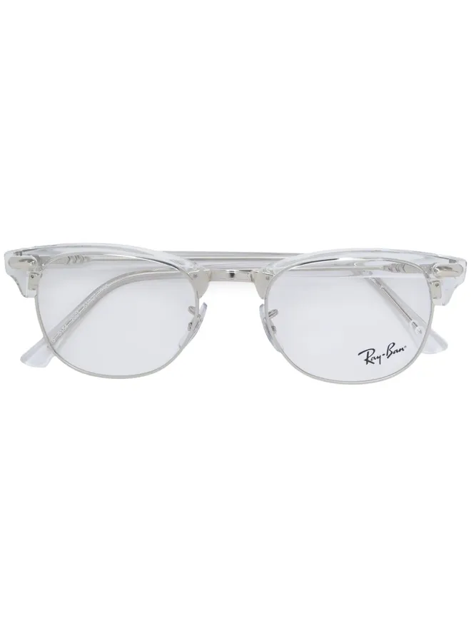 Ray-Ban Ray-Ban クラブマスター眼鏡 - メタリックの商品画像