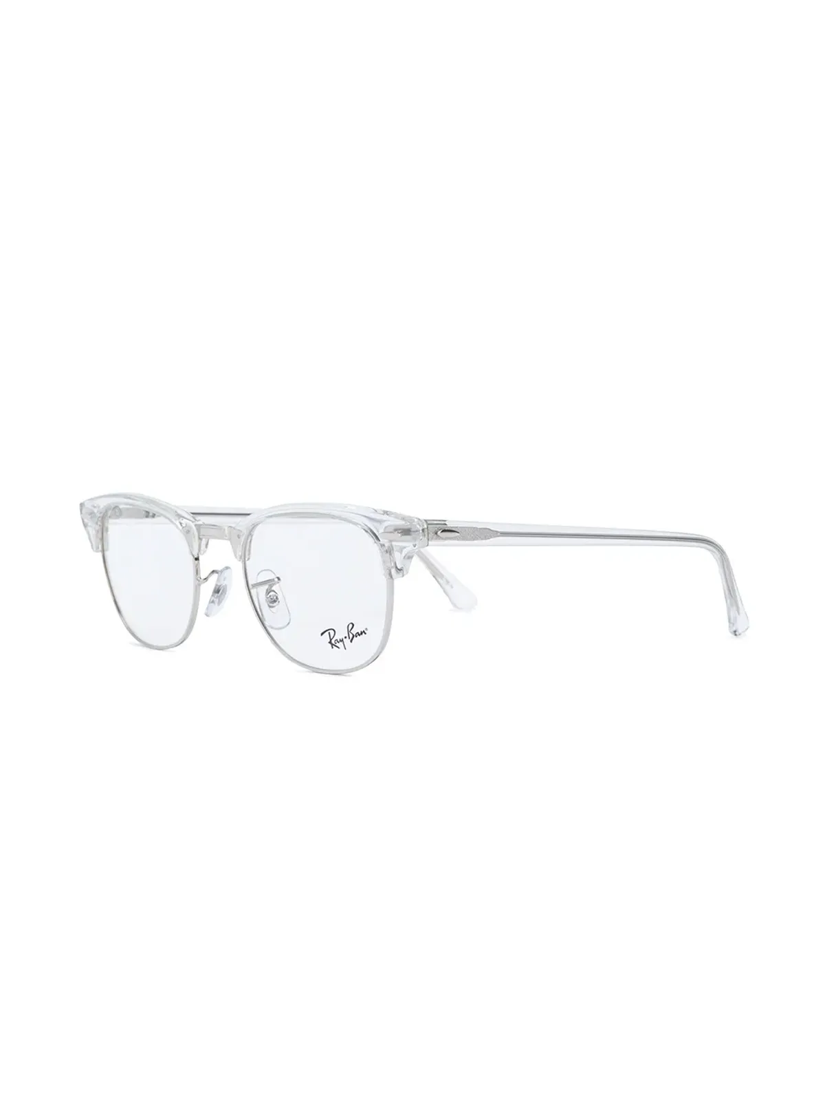 Ray-Ban クラブマスター眼鏡 - メタリック - 画像2