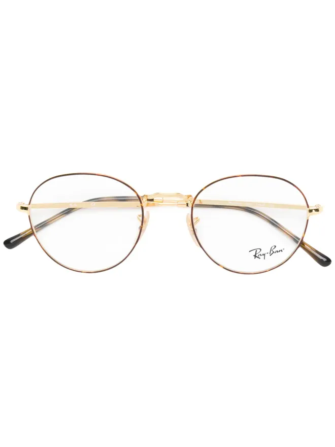 Ray-Ban Ray-Ban ツートーン丸型フレーム眼鏡の商品画像